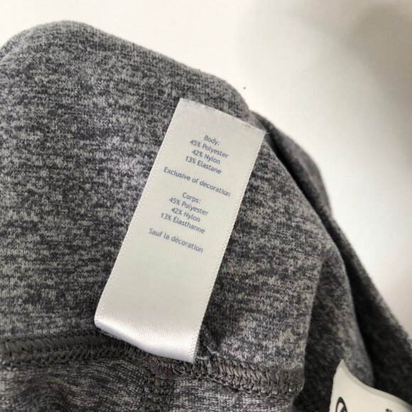 Ivivva by Lululemon Girls High-Waisted Gray Full-Length Leggings Stretch Size 14 - Picture 8 of 8